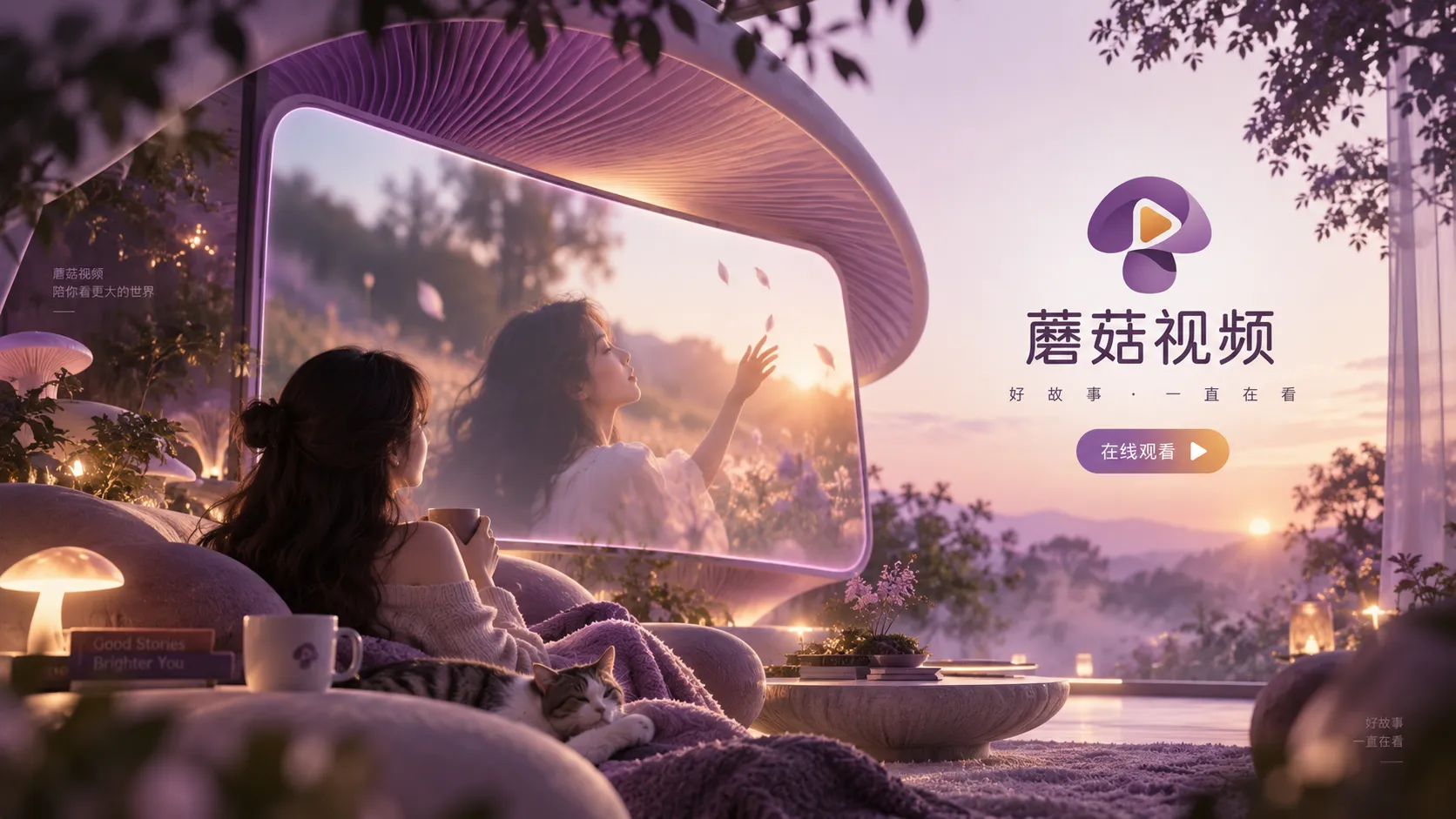 电影光影与高清观影视觉示意